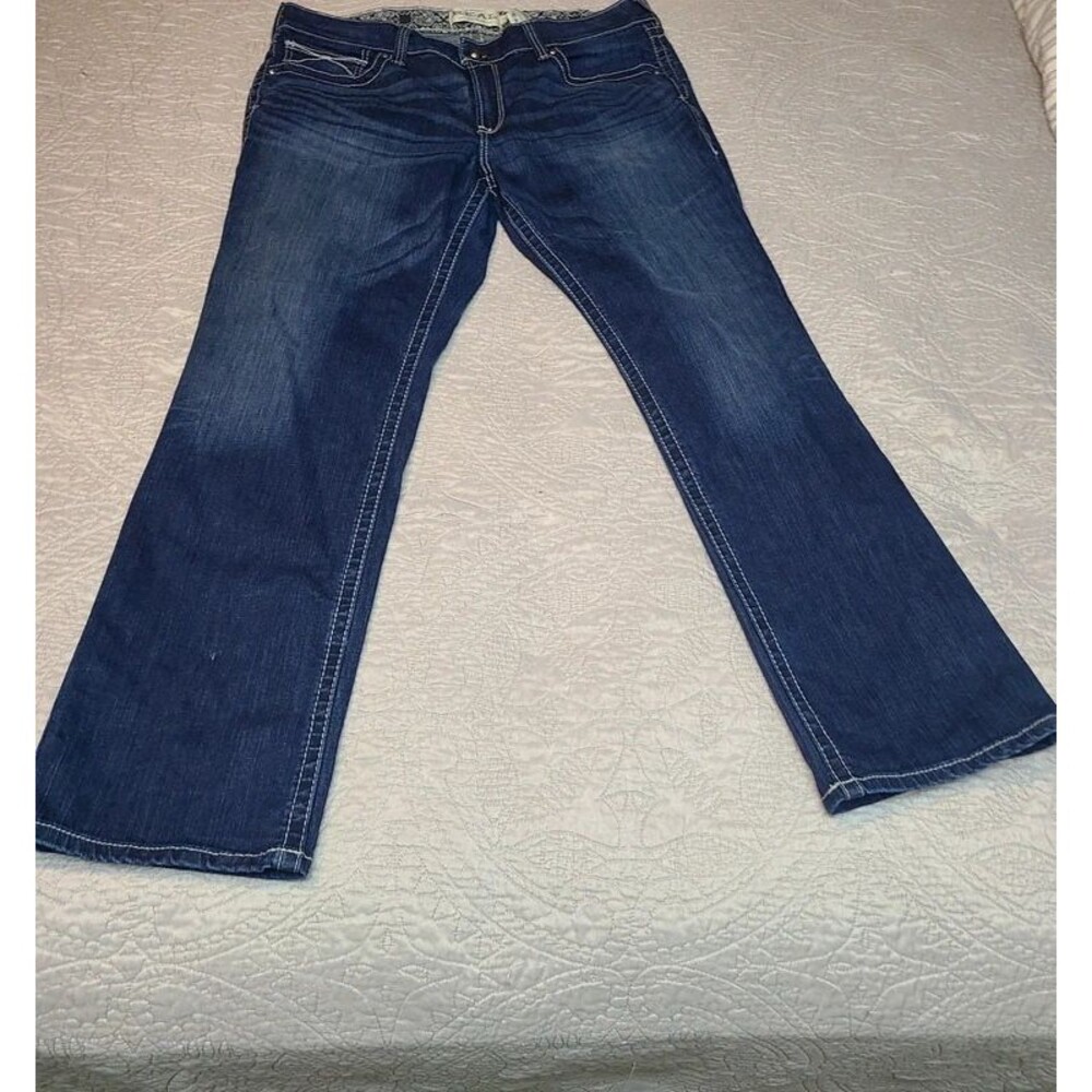 Ariat R.E.A.L. Denim Jeans size 34r Stackable Straight Leg